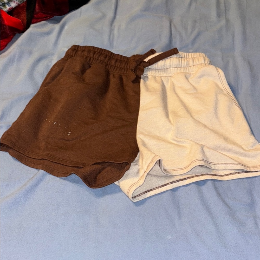 Kids Brown and Cream Shorts